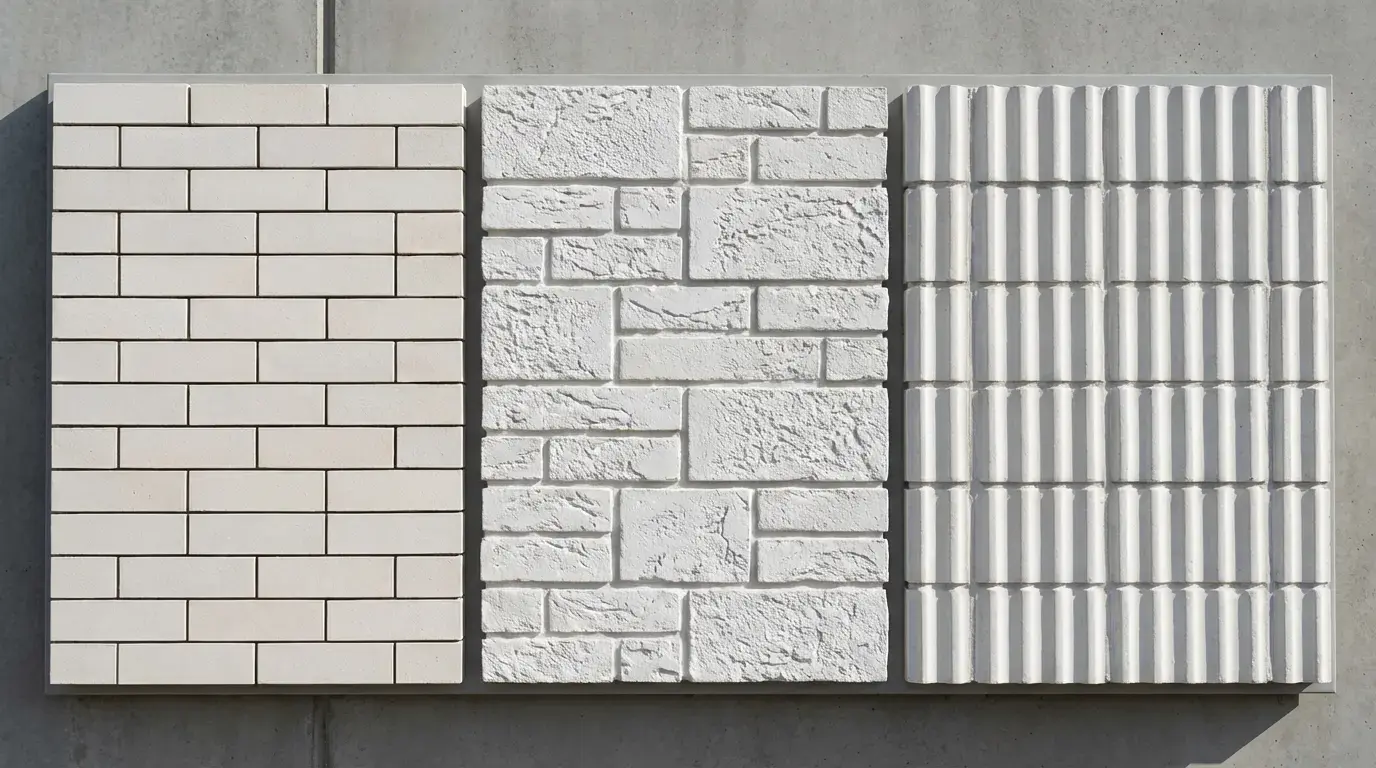انواع آجر سفید برای یک نمای مدرن (نسوز، دکوراتیو، کرکره‌ای)