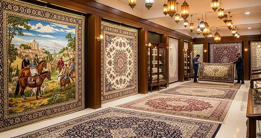 بهترین فرش ابریشم اصفهان را از کجا بخریم؟