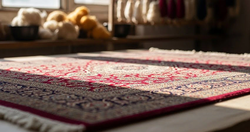 چگونه فرش ابریشم اصفهان اصل را تشخیص دهیم؟