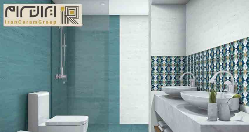 زیباترین کاشی سرویس بهداشتی