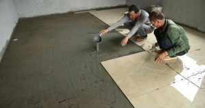 طریقه شیب بندی کف