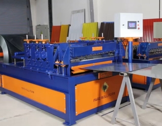 OQMJ1221 دستگاه تولید ورق خط شیت دال بر و صاف بر تایل