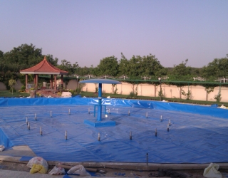 تولید استخرهای پلیمری ذخیره آب کشاورزی با ورق ژئوممبران